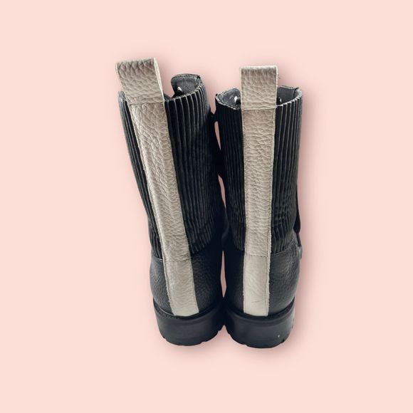 Senso‎ Jackson Boots Black/White Gothcore Size 8 - Picture 6 of 9